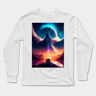 Cosmic Chaos: Magical Landscapes Long Sleeve T-Shirt